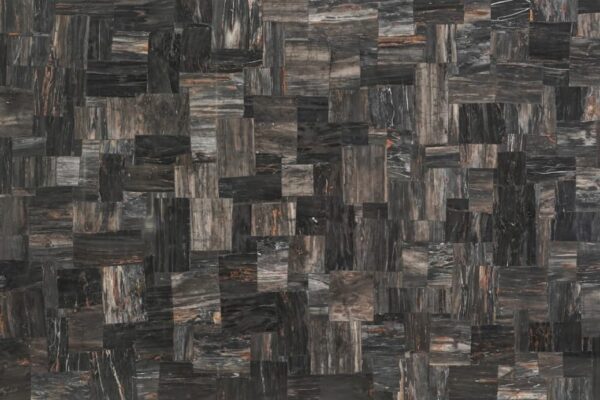 black petrified wood retro