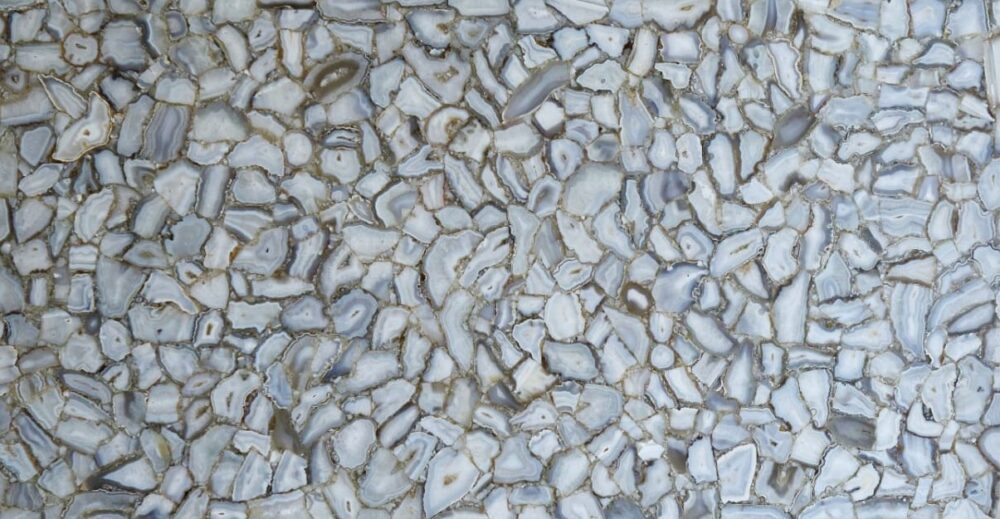 blue less agate semi precious stone