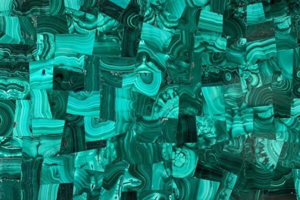 Malachite semi precious stone